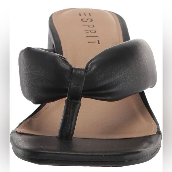 ESPRIT Size 6.5 chunky wheel sandals black.  NWT - Picture 3 of 9